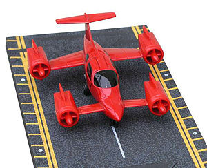 Hot-Wings Moller M400 Skycar Experimental Plane Diecast Model Airplane Misc Scale #12114