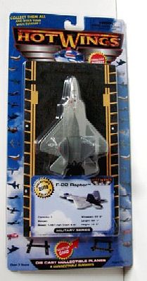 Hot-Wings F22 (Gray) Military Plane Diecast Model Airplane Misc Scale #14109