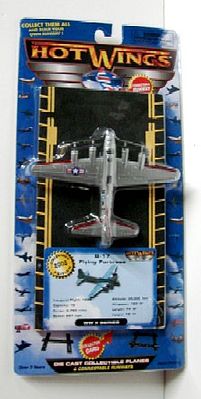 Hot-Wings B17 (Silver) WWII Plane Diecast Model Airplane Misc Scale #17106