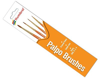 Humbrol 000/0/2/4 Palpo Sable Brush Pack