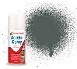 Humbrol 150ml Acrylic Matte Grey Primer Spray