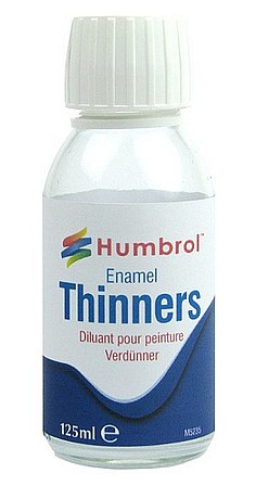 Humbrol 125ml. Bottle Enamel Thinner Hobby and Plastic Model Enamel Paint #7430