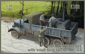 IBG Einheits Diesel German Cargo Truck Plastic Model Military Truck Kit 1/35 Scale #35007 IBG Einheits Diesel German Cargo Truck Plastic Model Military Truck Kit 1/35 Scale #35007