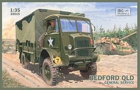 IBG Bedford QLD General Service Military Truck Plastic Model Military Truck Kit 1/35 #35015 IBG Bedford QLD General Service Military Truck Plastic Model Military Truck Kit 1/35 #35015