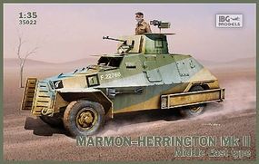 IBG Marmon-Herrington Mk II Middle East Type Vehicle Plastic Model Military Vehicle 1/35 #35022 IBG Marmon-Herrington Mk II Middle East Type Vehicle Plastic Model Military Vehicle 1/35 #35022