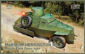 Marmon-Herrington Mk II Mobile Field Force Type Plastic Model Military Vehicle 1/35 #35023