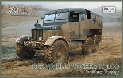 IBG Scammell Pioneer R100 Artillery Tractor Plastic Model Military Vehicle Kit 1/35 #35030