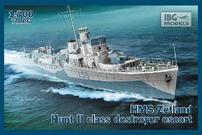 IBG HMS Zetland 1942 Hunt II Destroyer Escort Plastic Model Military Ship Kit 1/700 #70006 IBG HMS Zetland 1942 Hunt II Destroyer Escort Plastic Model Military Ship Kit 1/700 #70006