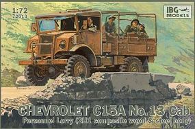 IBG Chevrolet C15A Cab 13 Personnel Lorry Plastic Model Military Truck Kit 1/72 Scale #72013 IBG Chevrolet C15A Cab 13 Personnel Lorry Plastic Model Military Truck Kit 1/72 Scale #72013