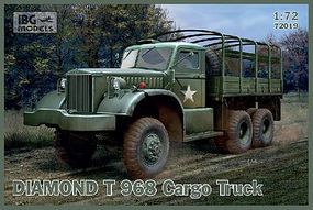 IBG Diamond T968/968A Cargo Truck New Tool Plastic Model Military Vehicle Kit 1/72 Scale #72019 IBG Diamond T968/968A Cargo Truck New Tool Plastic Model Military Vehicle Kit 1/72 Scale #72019