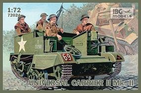 IBG Universal Carrier II Mk II Plastic Model Personnel Carrier Kit 1/72 Scale #72024 IBG Universal Carrier II Mk II Plastic Model Personnel Carrier Kit 1/72 Scale #72024
