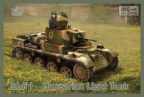 IBG Toldi I Hungarian Light Tank Plastic Model Military Vehicle Kit 1/72 Scale #72027 IBG Toldi I Hungarian Light Tank Plastic Model Military Vehicle Kit 1/72 Scale #72027