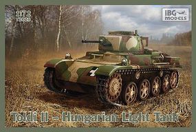 IBG Toldi II Hungarian Light Tank Plastic Model Military Vehicle Kit 1/72 Scale #72028 IBG Toldi II Hungarian Light Tank Plastic Model Military Vehicle Kit 1/72 Scale #72028