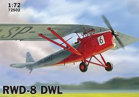 IBG RWD-8 DWL Polish Trainer Plane (Civilian) Plastic Model Airplane Kit 1/72 Scale #72502