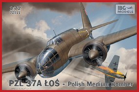 IBG 1/72 PZL37A Los Polish Medium Bomber (New Tool) IBG 1/72 PZL37A Los Polish Medium Bomber (New Tool)