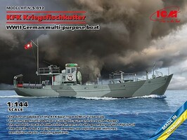 ICM KFK Kriegsfischkutter Multi-Purpose Boat Plastic Model Military Ship Kit 1/144 Scale #12