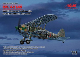 ICM Luftwaffe CR42 LW Ground Attack Aircraft WWII Plastic Model Airplane Kit 1/32 Scale #32021