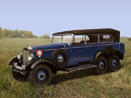 WWII Type G4 (W31) German Personnel Car Plastic Model Staff Car Kit 1/35 Scale #35532