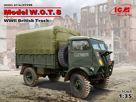 ICM WWII British Model WOT 8 Truck Plastic Model Military Vehicle Kit 1/35 Scale #35590