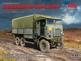 ICM Leyland Retriever General Service British Truck Plastic Model Vehicle Kit 1/35 Scale #35600