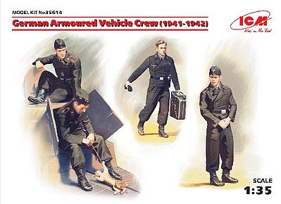 ICM 1//35 German Command Vehicle Crew 1939-1942 4 figures