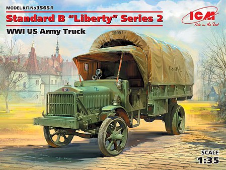 ICM US Standard B Liberty Series 2 Army Truck Plastic Model Military Vehicle Kit 1/35 #35651