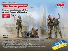 ICM 1/35 Brave Ukraine- Female Servicemen of the Armed Forces of Ukraine (4) (New Tool)