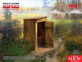 ICM WC Field Toilet (New Tool) (MAY) Plastic Model Military Diorama Kit 1/35 Scale #35800