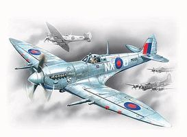 ICM Spitfire Mk.VII Plastic Model Airplane Kit 1/48 Scale #48062