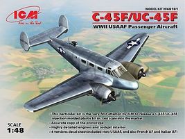 C-45F/UC45 USAAF Plastic Model Airplane Kit 1/48 Scale #48181