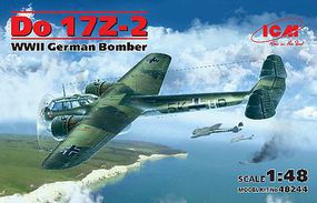 ICM WWII Do17Z2 German Bomber (New Tool) Plastic Model Airplane Kit 1/48 Scale #48244