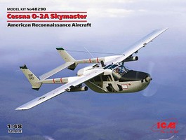 ICM Cessna O2A Skymaster American Recon Aircraft Plastic Model Airplane Kit 1/48 Scale #48290