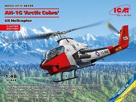 ICM US Army AH-1G Artic Cobra Heli Plastic Model Helicopter Kit 1/48 Scale #48299