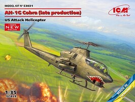 ICM US Army AH-1G Cobra Late Plastic Model Helicopter Kit 1/35 Scale #53031