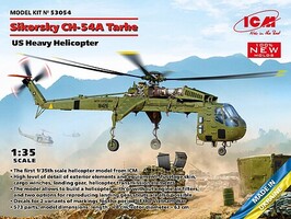ICM US Sikorsky CH54A Tarhe Heavy Helicopter Plastic Model Helicopter Kit 1/35 Scale #53054