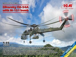 ICM Sikorsky CH-54A Tarhe with BLU82 Plastic Model Helicopter Kit 1/35 Scale #53055