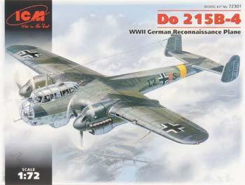 ICM WWII Do215B4 German Long-Range Photo-Recon Aircraft Plastic Model Airplane Kit 1/72 #72301