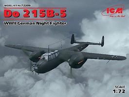 ICM WWII German Do215B5 Night Fighter Plastic Model Airplane Kit 1/72 Scale #72306