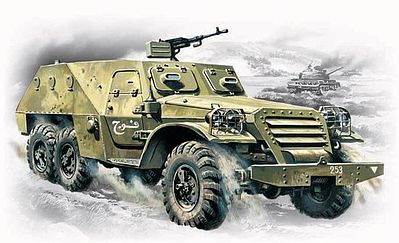 ICM BTR152V Soviet Armored Personnel Vehicle Plastic Model Military Truck Kit 1/72 Scale #72531