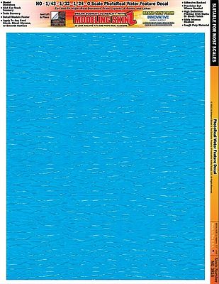 Innovative Multi-Scale SkinZ PhotoReal Decals- Water Calm Effect Slot Car Decal #3816