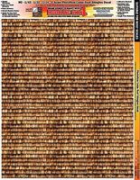 Innovative Multi-Scale SkinZ PhotoReal Decals- Cedar Roof Shingles Slot Car Decal #3835 Innovative Multi-Scale SkinZ PhotoReal Decals- Cedar Roof Shingles Slot Car Decal #3835