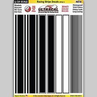 Innovative 1/24 Peel & Stick Decals- Racing Stripe Black/White Style 3 Slot Car Decal #64043 Innovative 1/24 Peel & Stick Decals- Racing Stripe Black/White Style 3 Slot Car Decal #64043