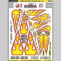 Innovative 1/24 UltraCal Hi-Def Peel & Stick Decals- Airbrushed Styled Flames Slot Car Decal #64082 Innovative 1/24 UltraCal Hi-Def Peel & Stick Decals- Airbrushed Styled Flames Slot Car Decal #64082