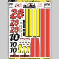 Innovative 1/24 UltraCal Hi-Def Peel & Stick Decals- Dirt Track Racing Style 1 Slot Car Decal #64561 Innovative 1/24 UltraCal Hi-Def Peel & Stick Decals- Dirt Track Racing Style 1 Slot Car Decal #64561