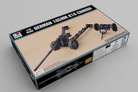 ILOVEKIT German 105mm K18 Cannon Plastic Model Artillery Kit 1/16 Scale #61601