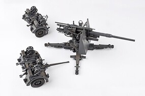 ILOVEKIT German Flak 36 88mm Anti-Aircraft Plastic Model Artillery Kit 1/18 Scale #61701