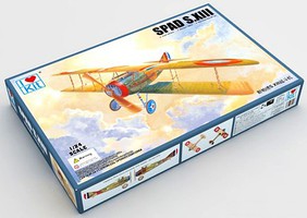ILOVEKIT Spad S.XIII Biplane Plastic Model Airplane Kit 1/24 Scale #62401