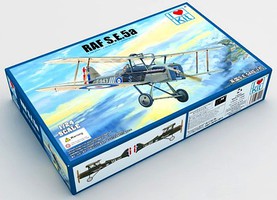 ILOVEKIT RAF SE5a Biplane Plastic Model Airplane Kit 1/24 Scale #62402