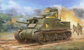 ILOVEKIT M3A3 Lee Medium Tank Plastic Model Military Vehicle Kit 1/35 Scale #63517