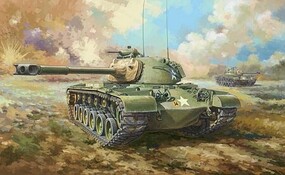 ILOVEKIT M48A1 Main Battle Tank (New Tool) Plastic Model Tank Kit 1/35 Scale #63531